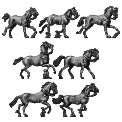 (AB-H06) Heavy cavalry horse | charging