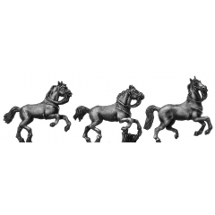 (AB-H07) Heavy cavalry horse leaping