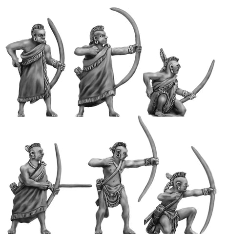 (100POW03) Powhatan warrior with bow