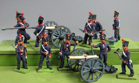(AB-S47b) NEW Spanish artillery in shako, loading (Coming soon)