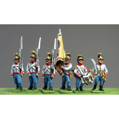 (AB-KKs03) NEW Austrian, Hungarian Infantry Battalion (1798-1809) Helmet Period