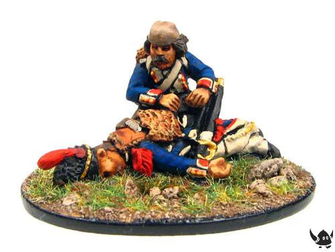 (100WFR032b) French Line Infantry casualty vignette
