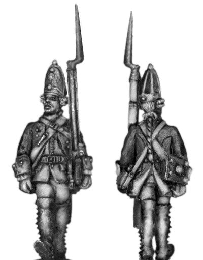(100AOR110) 1756-63 Saxon Grenadier, march attack