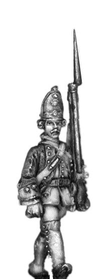 (100AOR115) 1756-63 Saxon Guard Grenadier, march attack