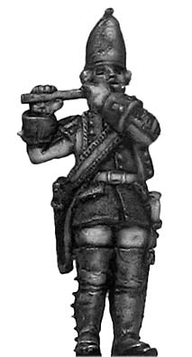 (100AOR128) 1756-63 Saxon Grenadier fifer, standing