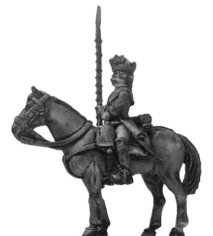 (100AOR148) 1756-63 Saxon Dragoon/Chevauleger standard bearer
