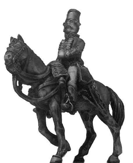 (100AOR158) 1756-63 Saxon Hussar officer, pelisse & mirltion