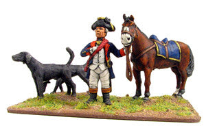 (100AOR030) George Washington with horse & dogs
