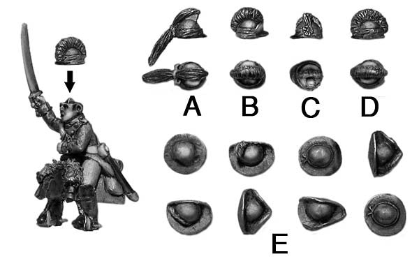 (100AOR041a) Dragoon helmet options