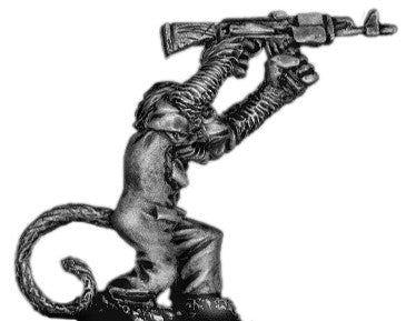 (100BSA14) Gibbon with AK47