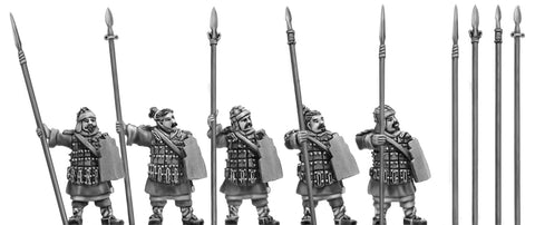 (100CWS003) NEW Armoured Spearman with shield
