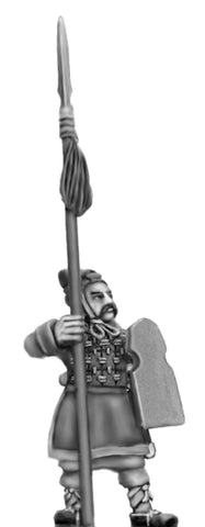 (100CWS018) NEW Light Armoured Officer, spear & shield