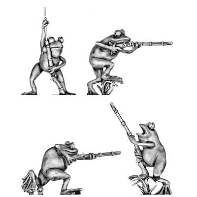 (100FRG01) Frogs with musket