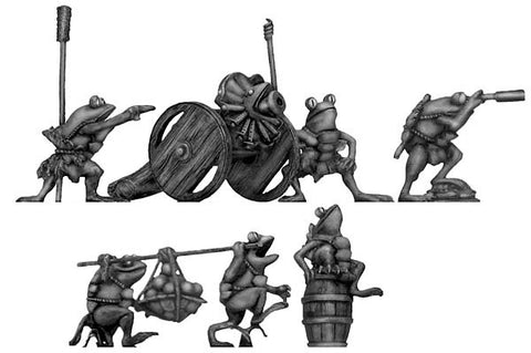 (100FRG21) Frog Cannon and crew.