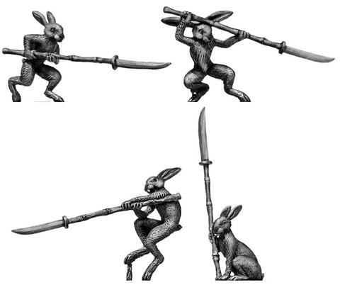 (100FRG50) Rabbit Ashigaru, with Naginata