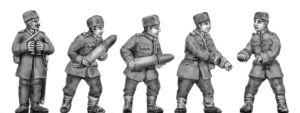 (100HBC46) NEW Serbian Artillery Crew