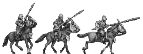 (100MMH031) Kamarg cavalry with flamelance
