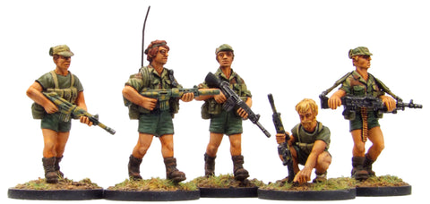 (100MOD120) 28mm 1970s Rhodesian Light Infantry Set