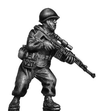 (100MOD251) Mechanized Infantry Sniper in helmet with SVD rifle