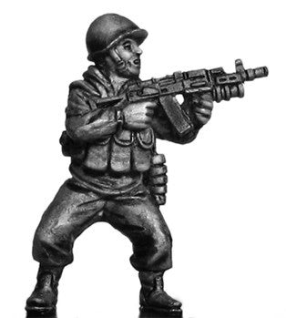 (100MOD252) Mechanized Infantry in helmet with AK74 & underslung grenade launcher