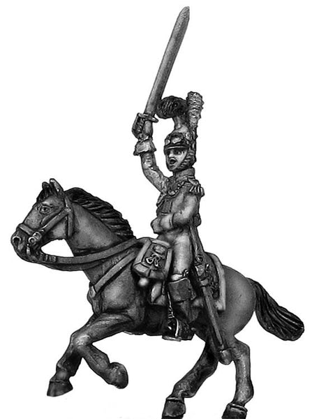 (100NAP14) Saxon Garde du Corps officer, charging