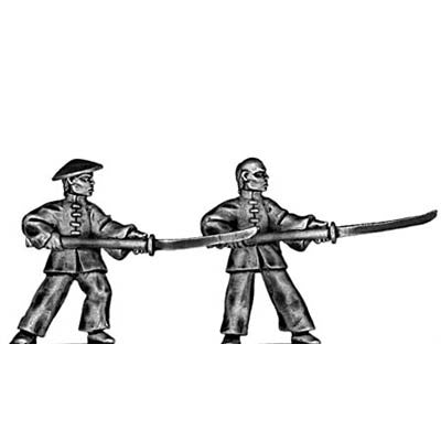 (100PIR32) Chinese pirate with pole arm