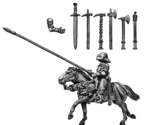 (100RIW06) Italian Wars Archer, closed visor, sallet helmet(1)