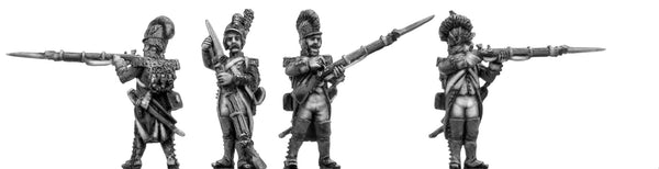 (100WFR018) Grenadier, casque, regulation uniform, firing/loading