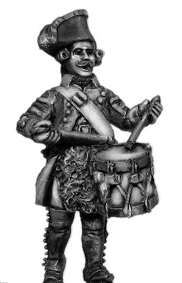 (100WFR318) Russian Musketeer drummer, lapels/collar, marching