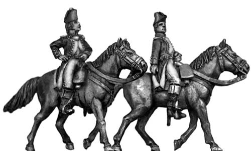 (100WFR047) French Mounted Officers set
