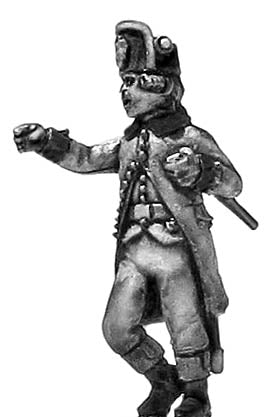 (100WFR539) Austrian Inf/Jager Officer, kasket, action pose