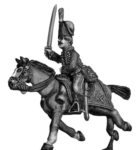 (100WFR647) Austrian Hussar officer, charging