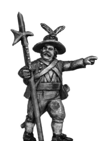 (100WFR706) Tyrolean sergeant with halberd