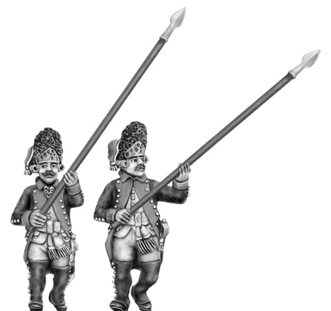 (100WFR816) NEW Grenadier standard bearer, marching