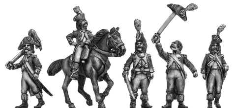 (100WFR099) French Officer Character Set