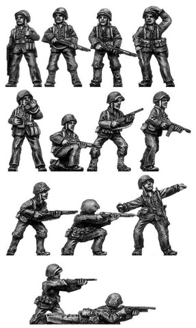 (200WWT41) U.S Marines Rifle Squad 2 - 13 figure set