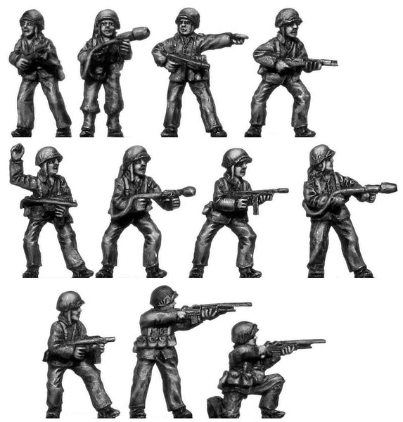 (200WWT42) U.S Marines Assault - 11 figure set
