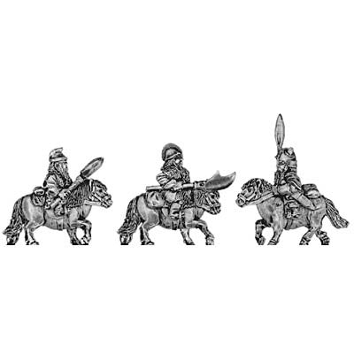 (300DWF09) Dwarf cavalry with spear