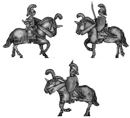 (300HEL09) Elf cavalry with sword