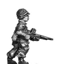 (300ICW03a) Legionnaire in helmet with FM24/29 LMG