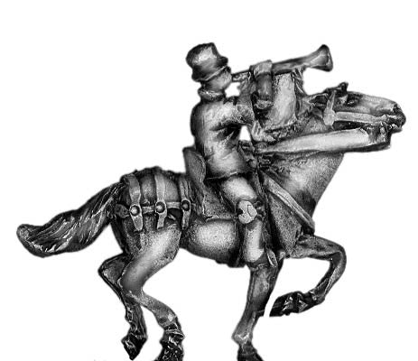 (300MOG13) Men of Grandeur musician mounted, part of command set MOG11