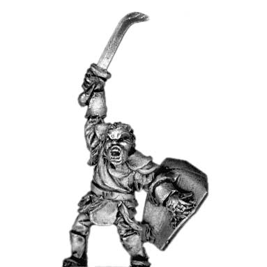 (300MRC04) Man-Orc light infantry chieftain