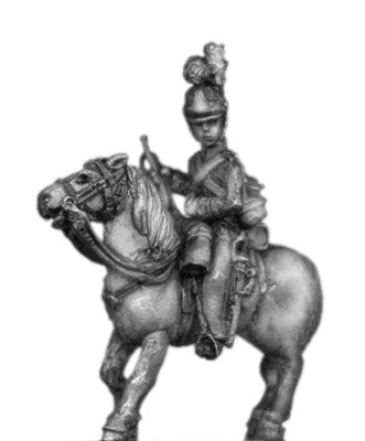 (300NBR45) Household Cavalry trumpeter, in helmet