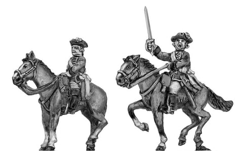 (300SYW518) Mounted officer in tricorn