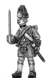 (300SYW530) Highland Grenadier Officer, in bearskin