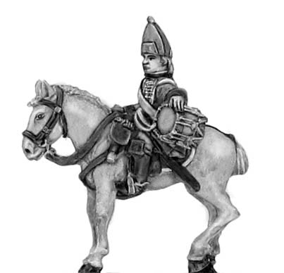 (300SYW556) Regiment of horse in tricorn Trumpeter