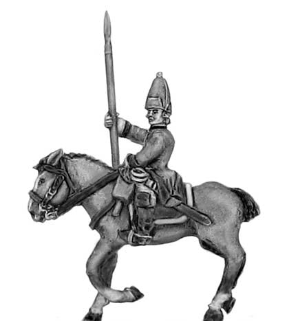 (300SYW564) Horse Grenadier, std. bearer, in mitre