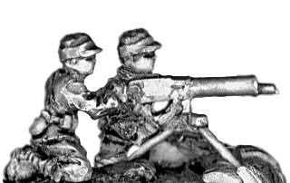 (300WWT023) Chinese heavy machinegun with two crew