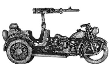 (300WWT52) Italian tricycle with LMG, no rider