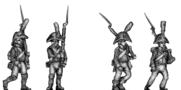 (AB-S01a) Fusilier, cocked hat, marching
